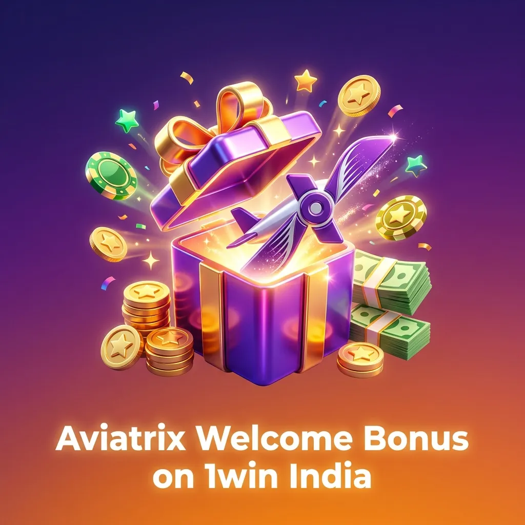 Banner for 1win India Aviatrix welcome bonus: 500% up to ₹75,000 for new casino players with wagering requirements