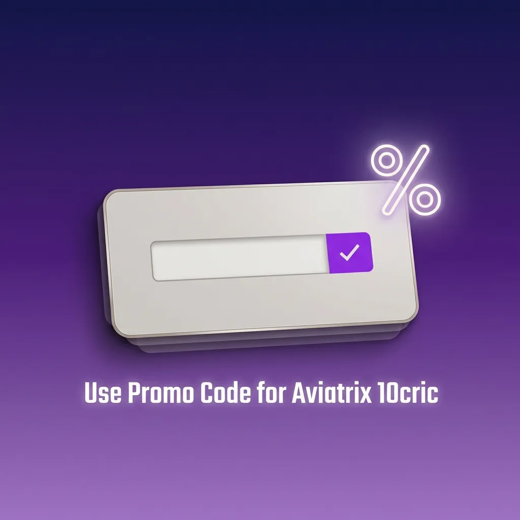 Banner showing “Use promo code AVIATRIX10 on 10cric for extra value on Aviatrix bets; check terms and validity before use.”