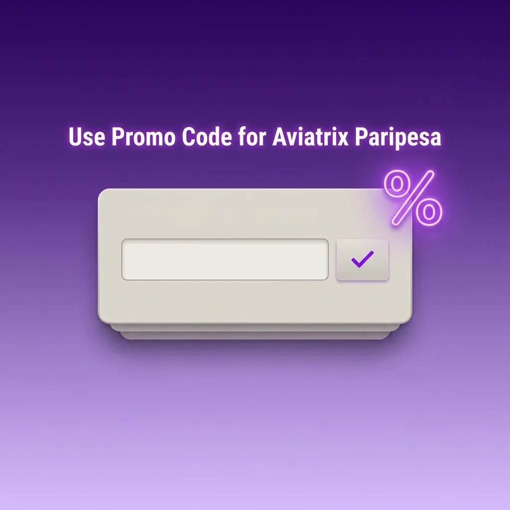 Aviatrix Paripesa signup page highlighting the AVIATRIXVIP promo code field for extra casino bonuses