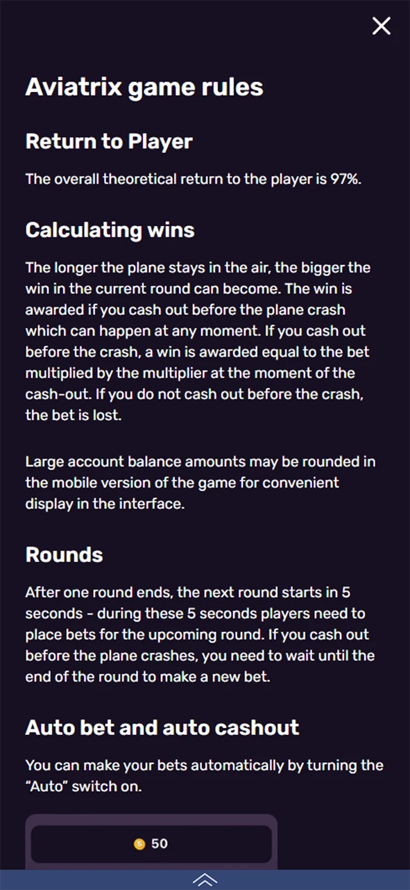 Check the Aviatrix App Rules to understand the game mechanics.