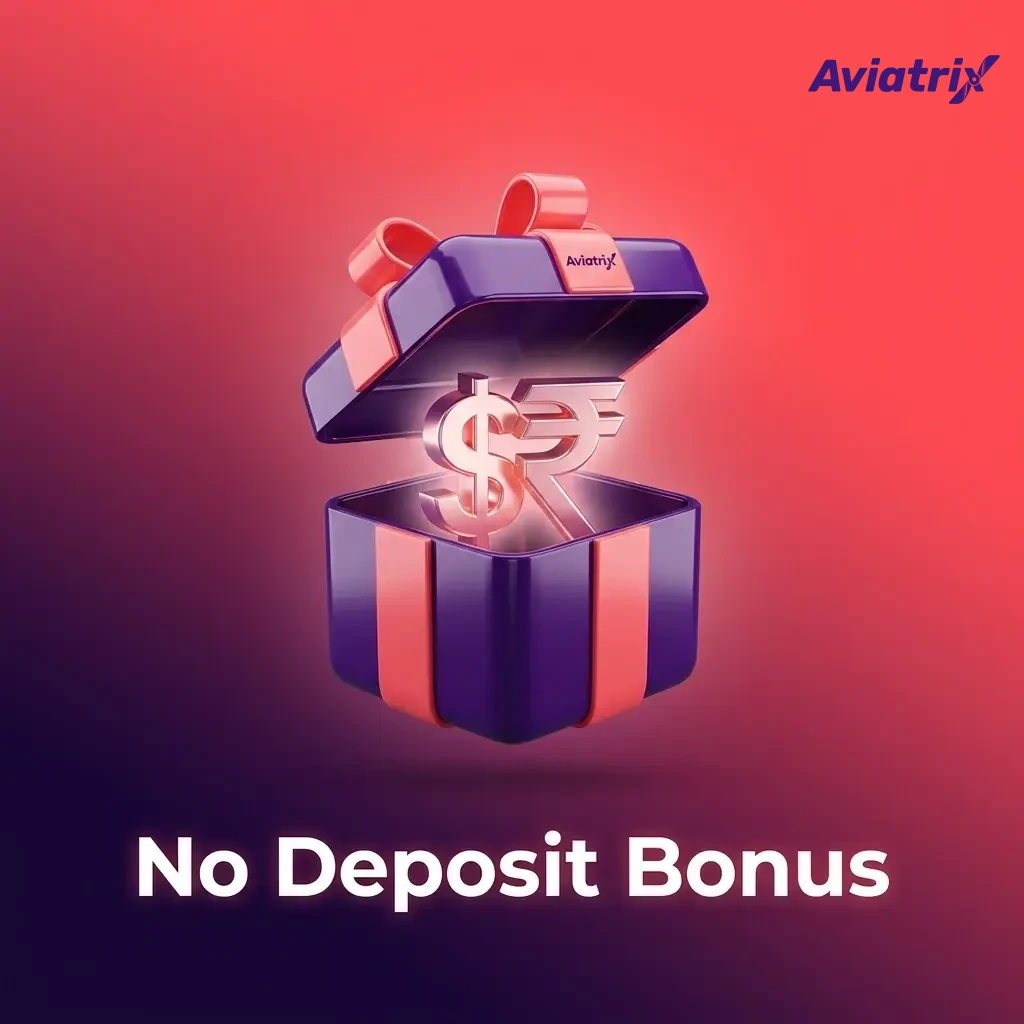 Aviatrix no deposit bonus offer showing free cash or spins after registration with wagering and time limits
